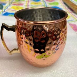 2 Copper drinking cups